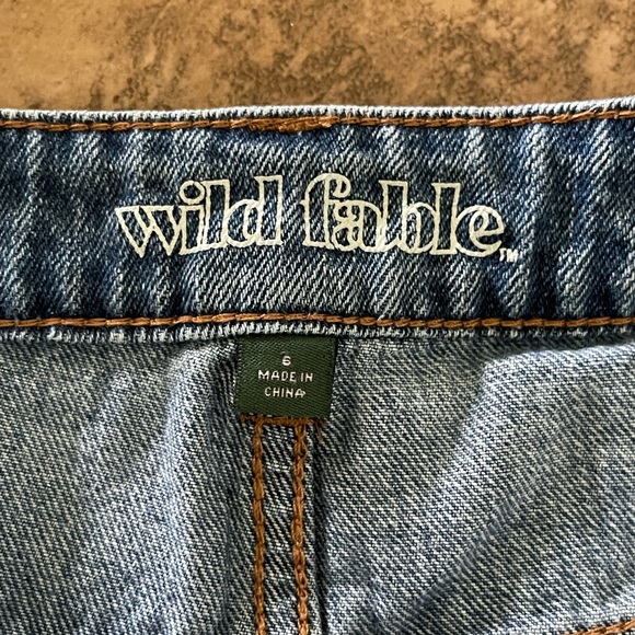 womens size 6 wild fable denim shorts - Picture 10 of 10